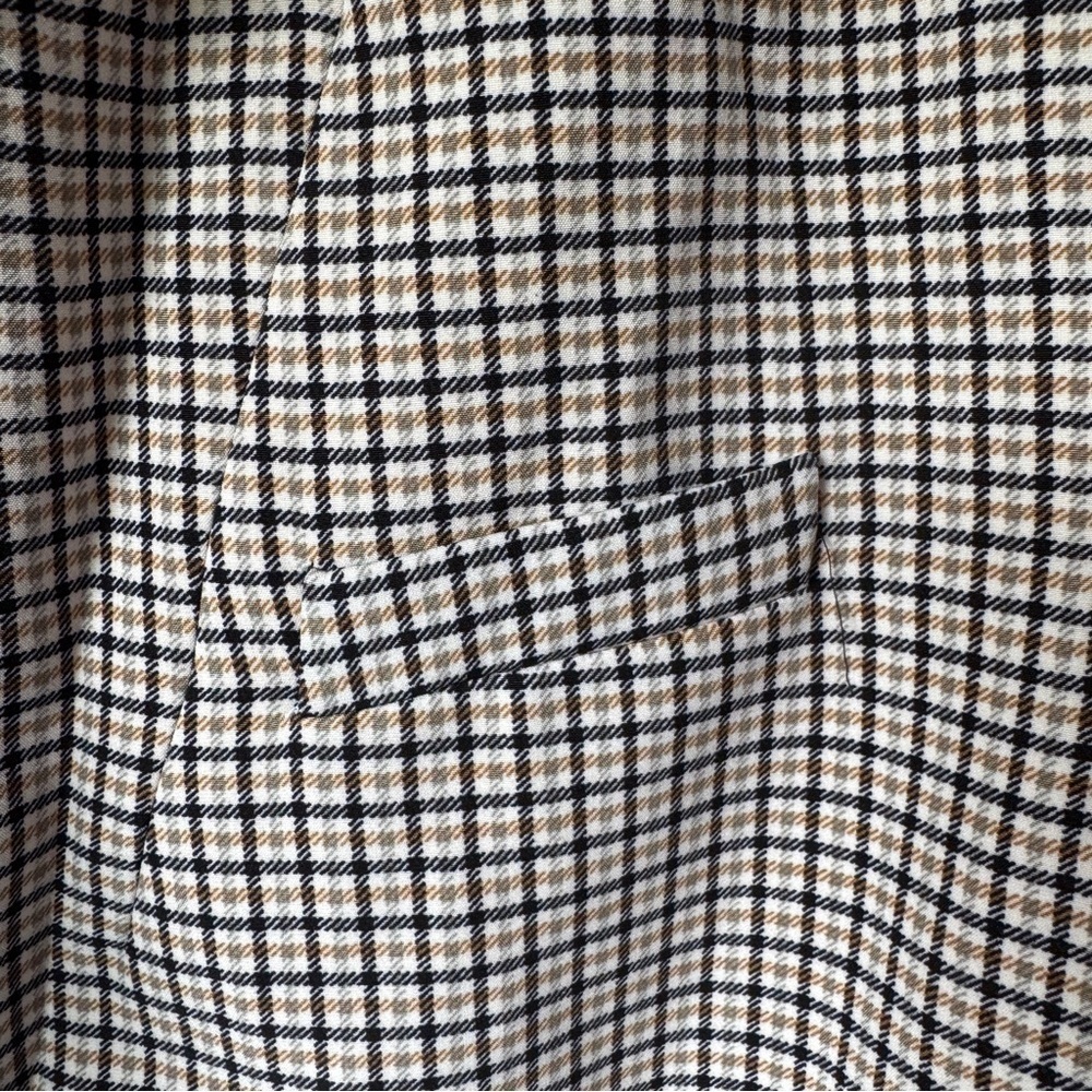 Vince Camuto Check Notched-Collar Single-Button Blazer Jacket XL V362948V NWT - Picture 5 of 14